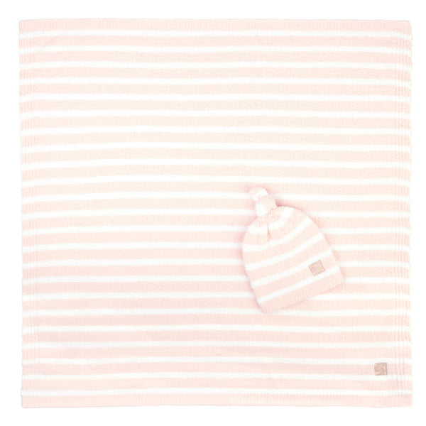 Mini Stripe Baby Blankets with Cap | Kashwere
