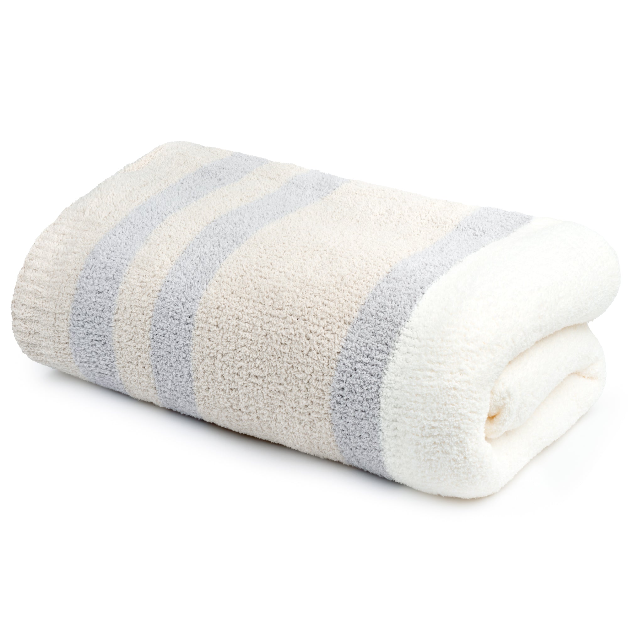 Striped king blanket sale