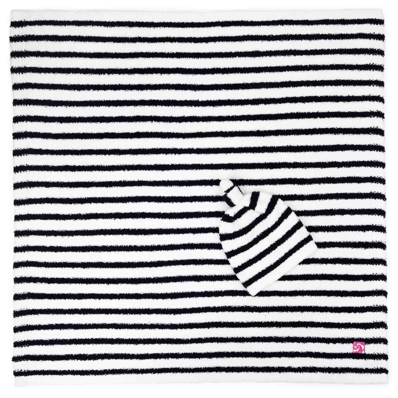 Mini Stripe Baby Blankets with Cap | Kashwere